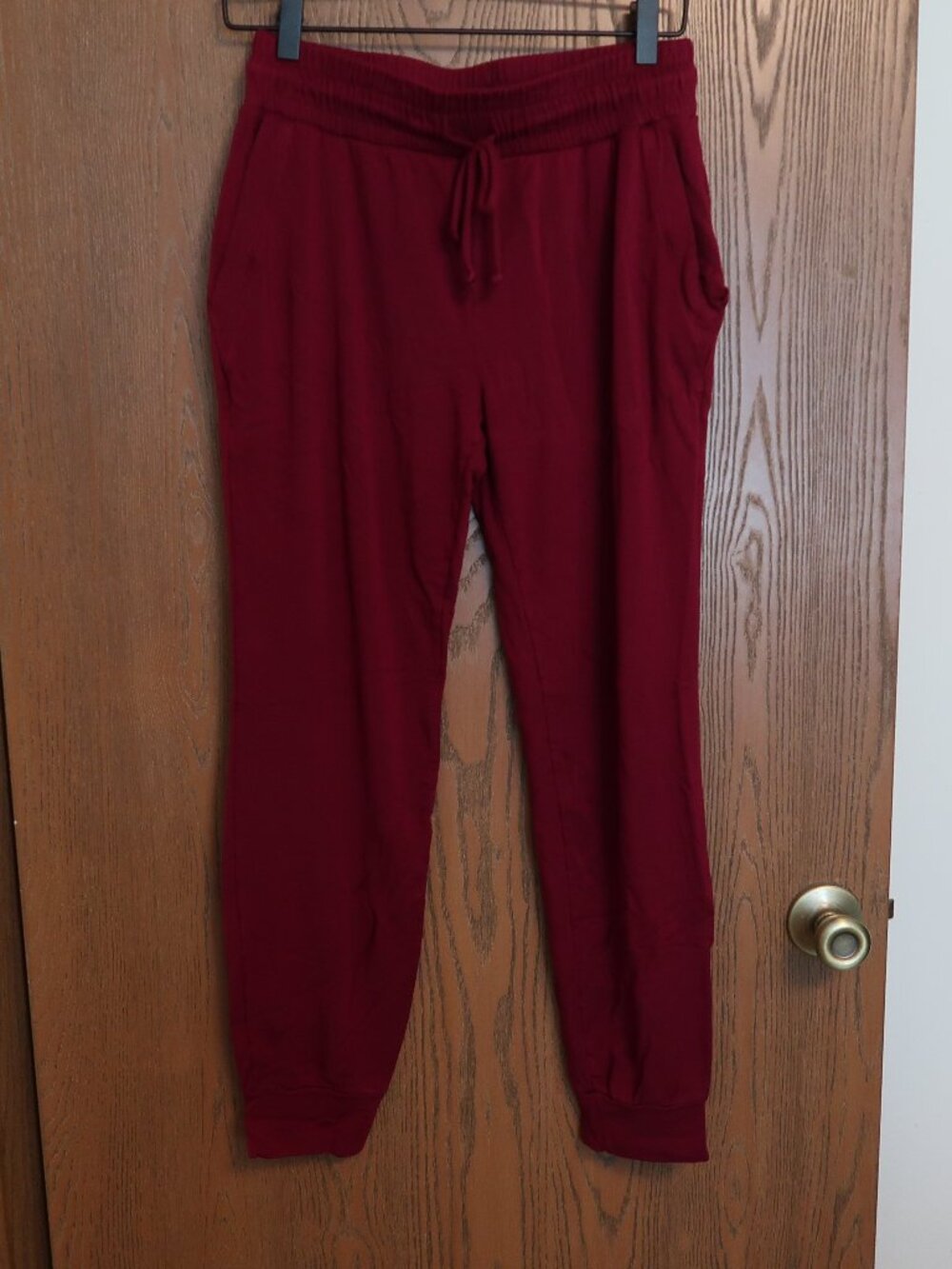 Interval joggers dark red S